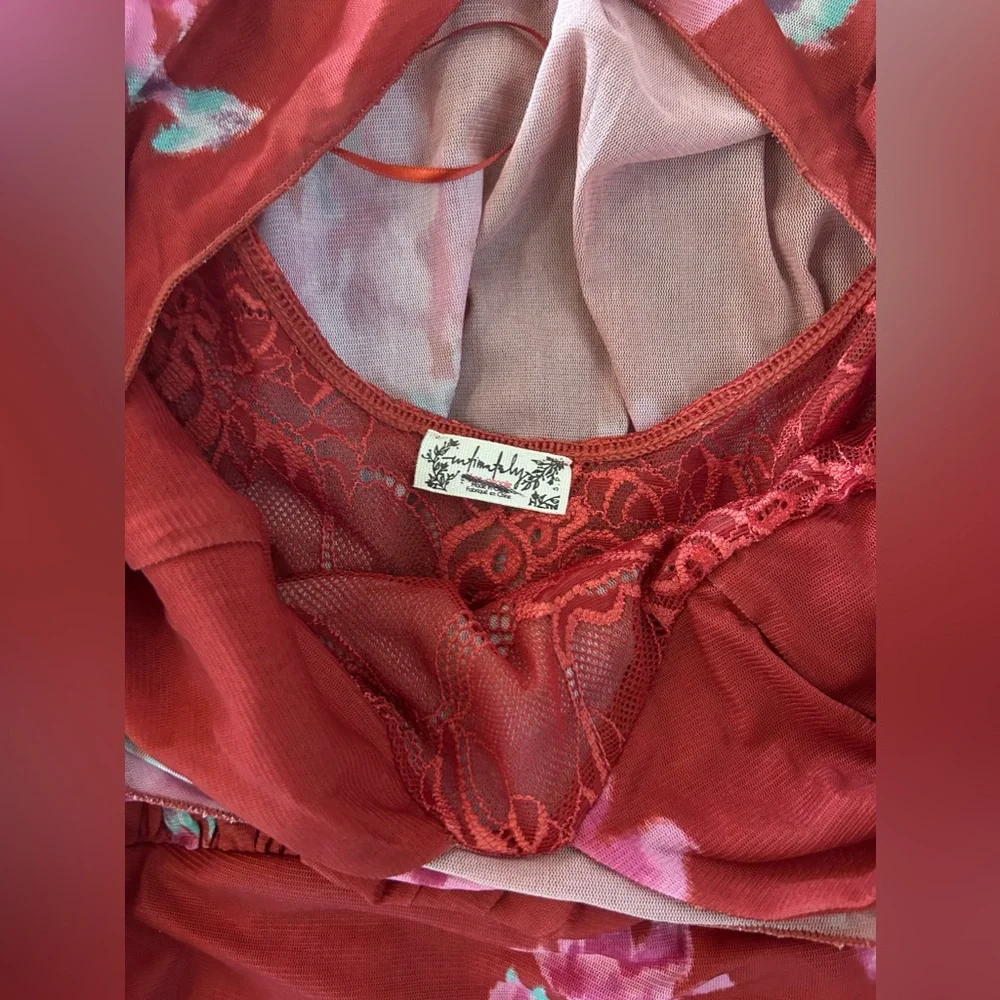 Free People NEW Undercover Printed Bodysuit